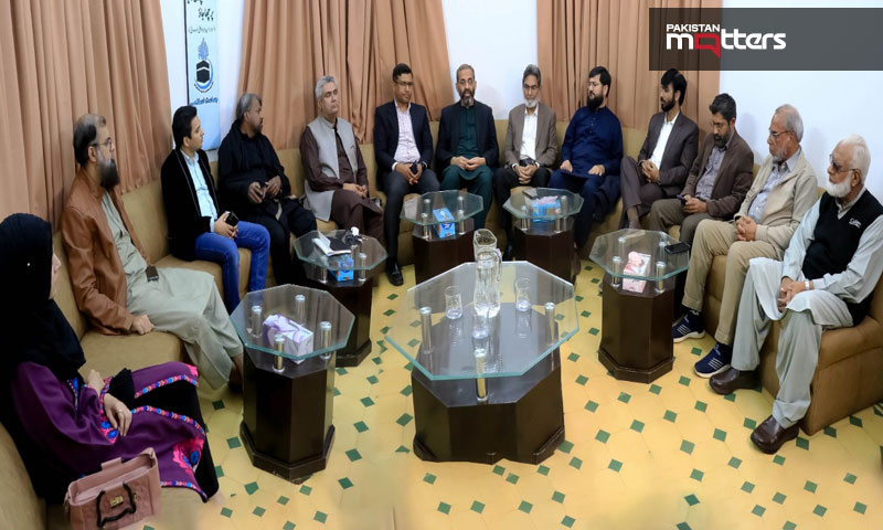 Karachi university teachers meet Ameer Jamat e islami Karachi
