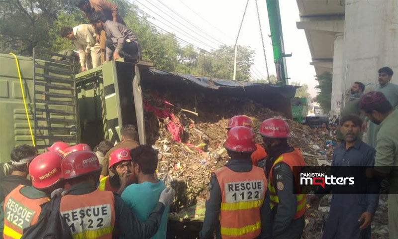 Dumpar accident