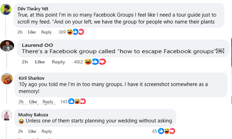 Social reactions 1