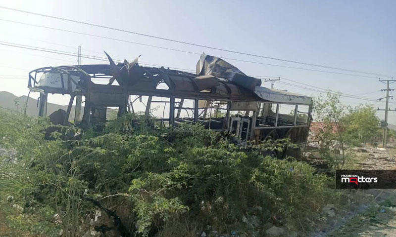 Bus attacked
