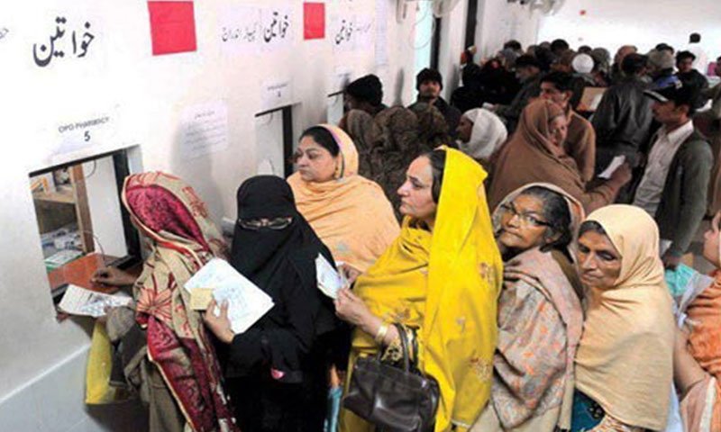 Females in line