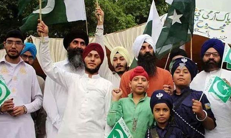 Sikh with army