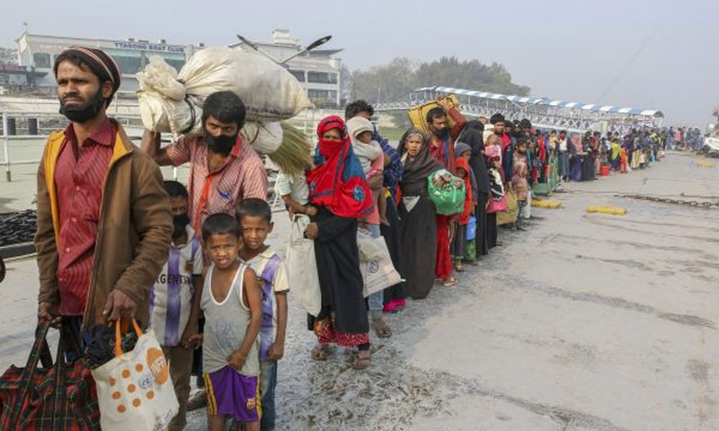 Bhasan char and refugee