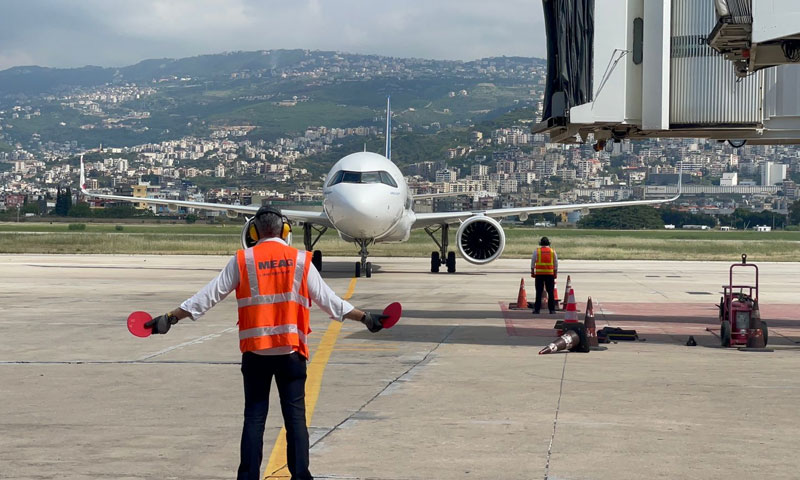 Flights at beirut airport canceled