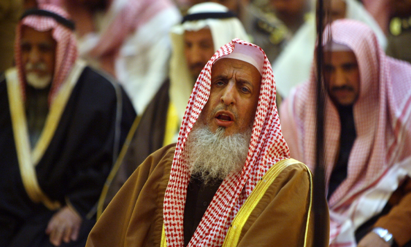 Grand mufti of saudi arabia, sheikh abdulaziz bin abdullah al al sheikh.
