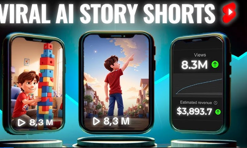 How to make viral ai generated story shorts
