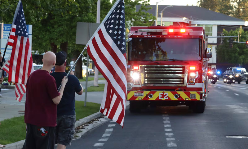 Multiple firefighters attacked while responding to a blaze near