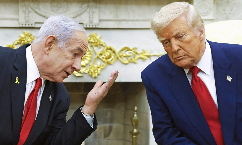 Netanyahu and trump.