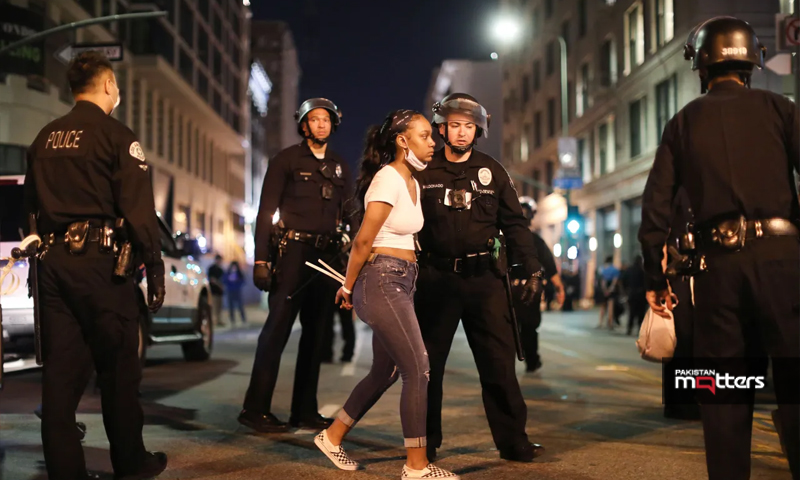 Protesters arrested
