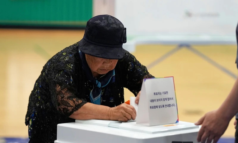 South korea election..j