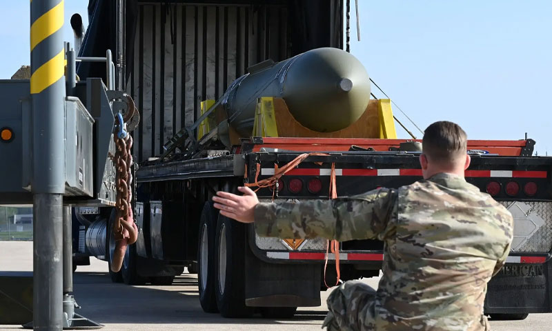 Us flaunts massive ordnance