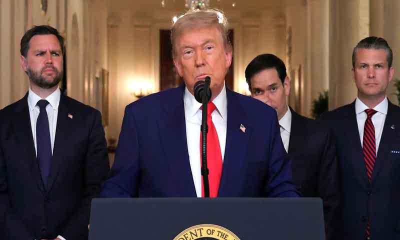 Trump attacked iran