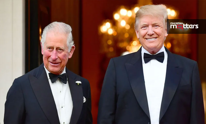 Trump with uk pm