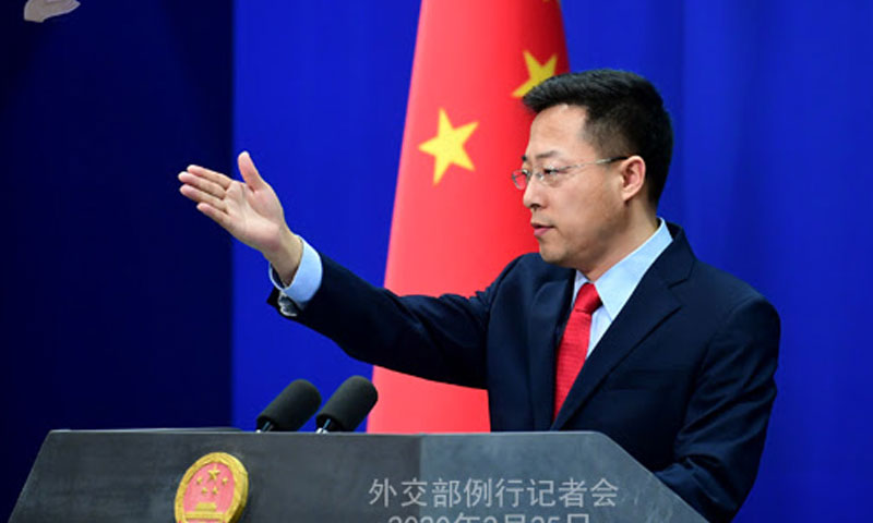Foreign ministry spokesperson zhao lijian's regular