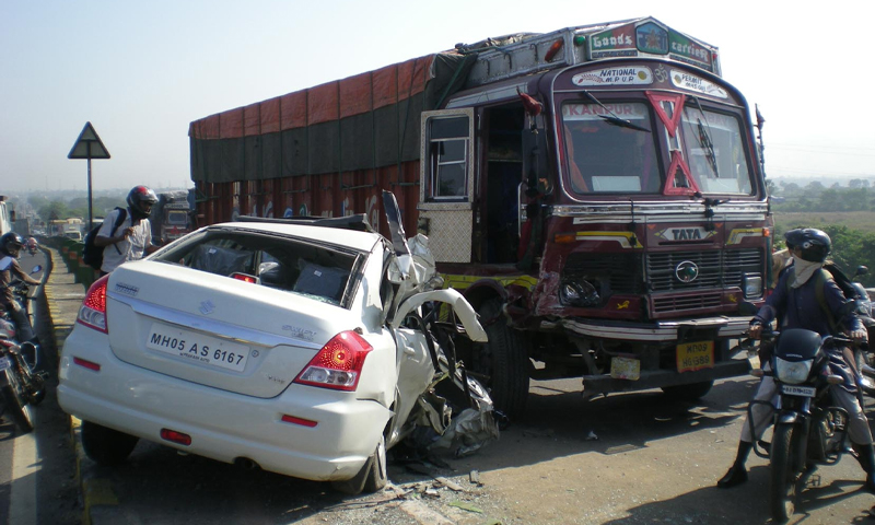 India road accident.