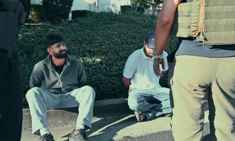 Indian people arrested