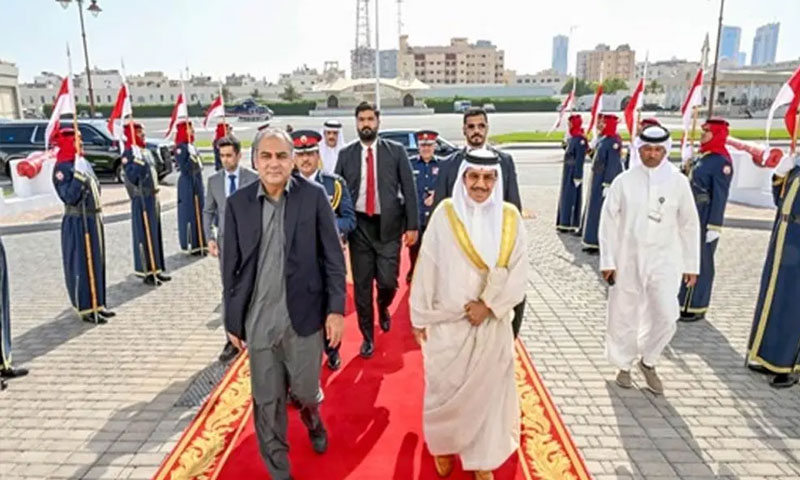 Mohsin naqvi receives guard of honor in bahrain, emphasizes increasing
