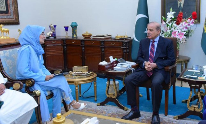 Pm with fauzia saddiqui.