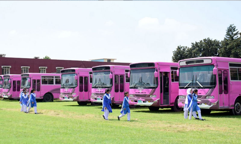 Pink bus service launched for female students in islamabad