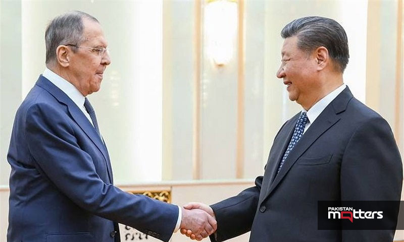 Russia's lavrov meets with china's president xi