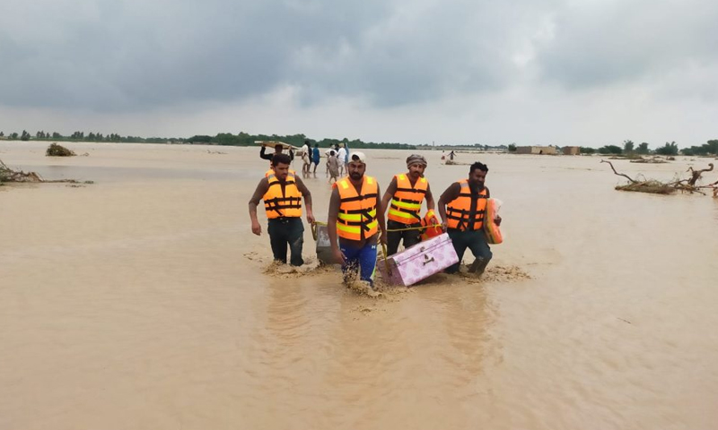 Flood in punjab. 1