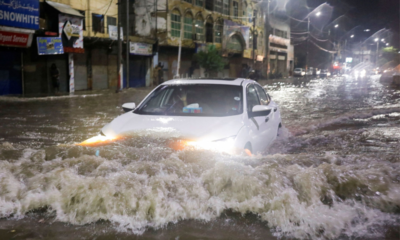 Karachi flood 1