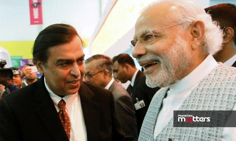Mukesh with modi