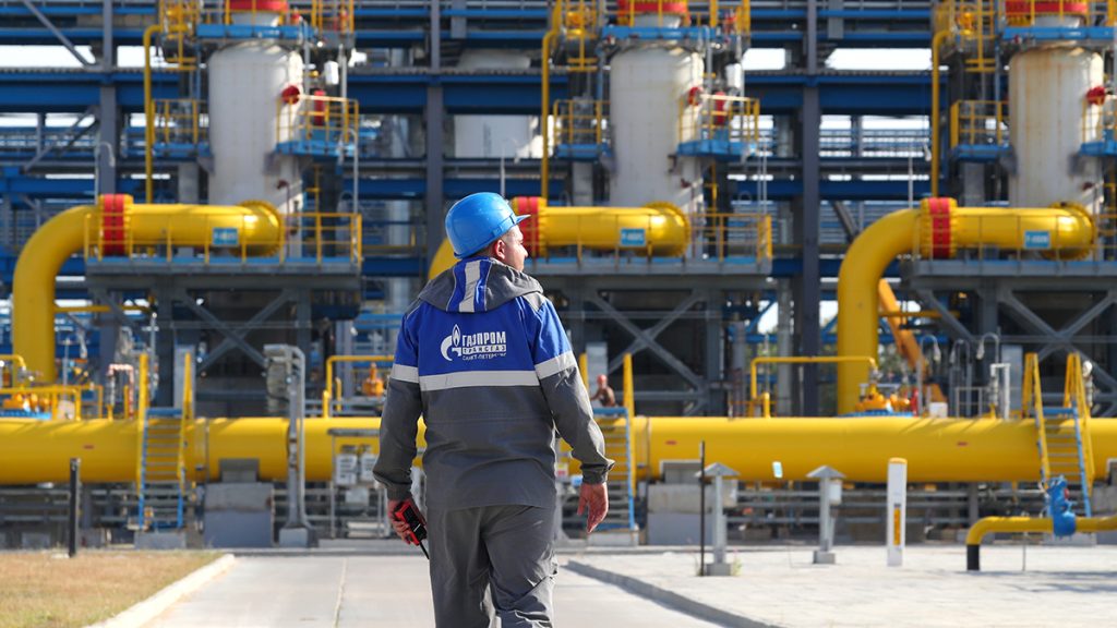 Slavyanskaya compressor station of nord stream 2 gas pipeline