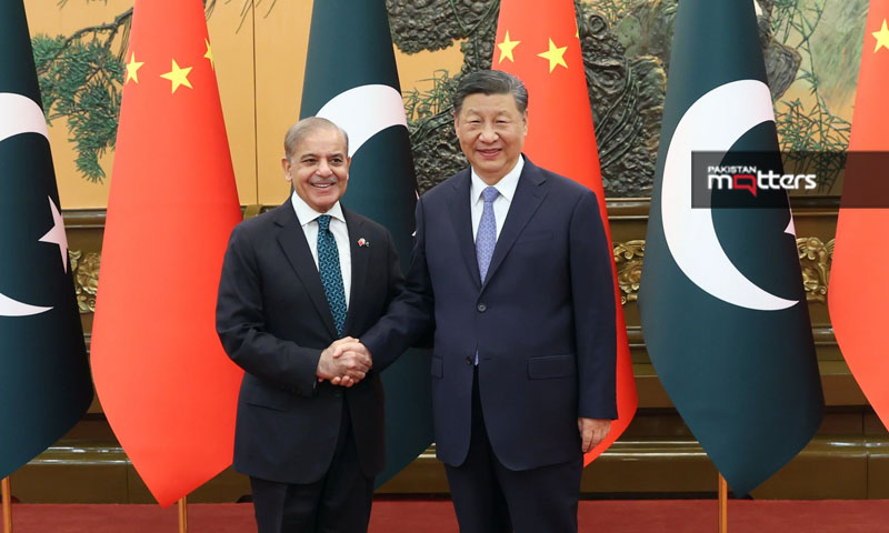 Shahbaz & chinese president