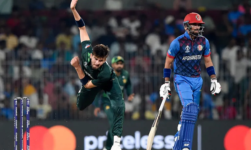 Shaheen shah bowling