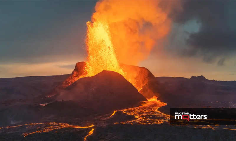 Volcano eruption