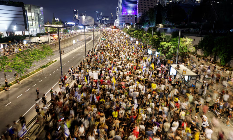 Telaviv protest.